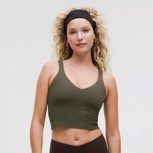 Lululemon Align™ Tank Top Size 4 Light Support, A/B Cup Dark Olive Like New